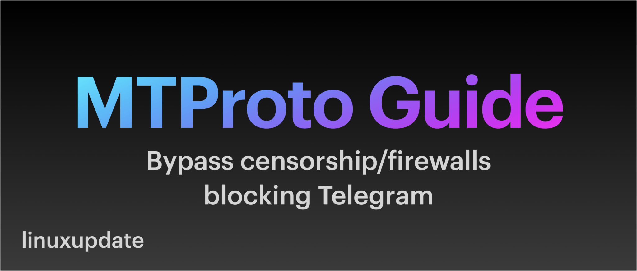 How To Set up an MTProto/MTProxy Telegram Proxy Server [gadget]how²